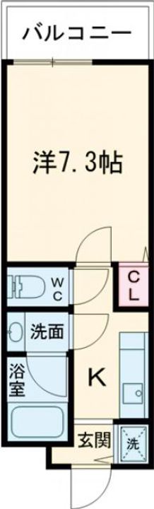大阪府堺市西区神野町2(アパート)の賃貸物件の間取り