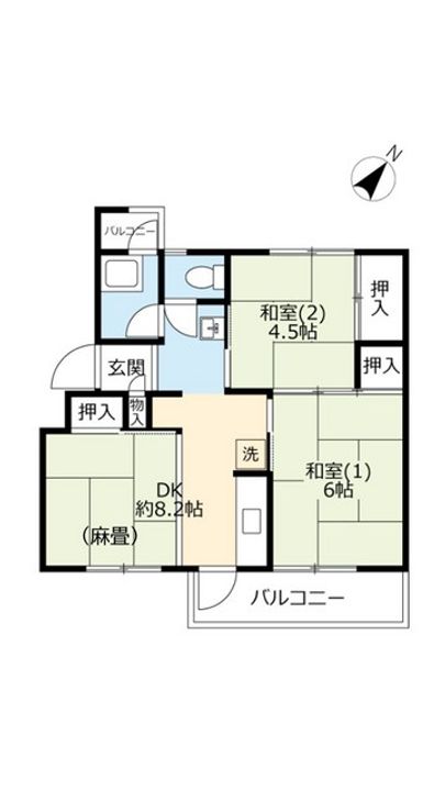 UR助松の間取り