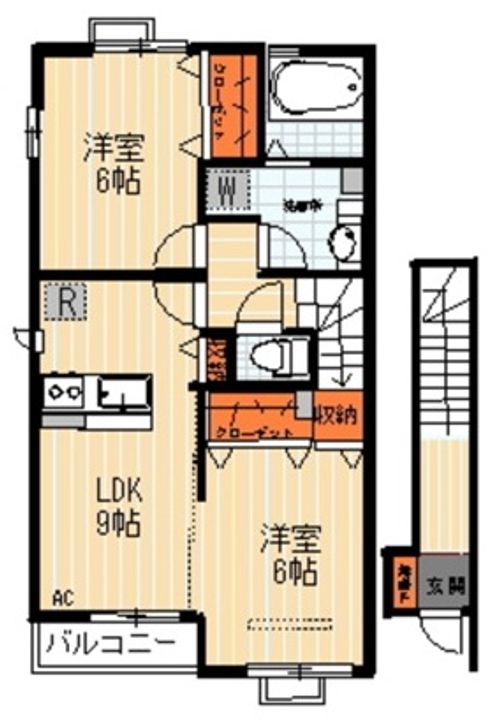 サニーフラット善福寺の間取り