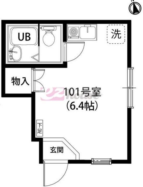 東京都中野区野方4(アパート)の賃貸物件の間取り