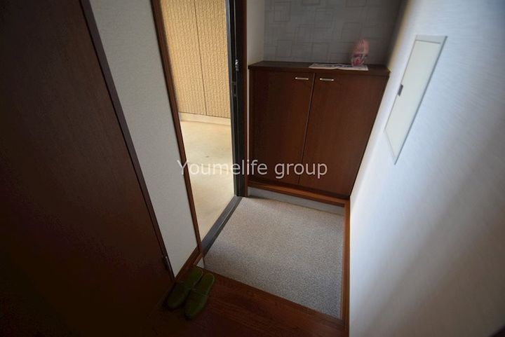 神奈川県伊勢原市板戸(アパート)の賃貸物件の玄関