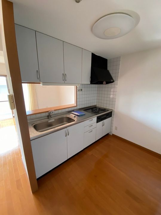 高知県香南市野市町西野(マンション)の賃貸物件のキッチン