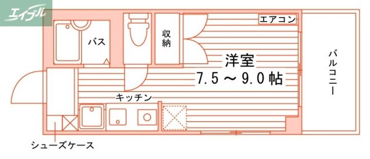 ARTHOUSEギャラリー北方の間取り