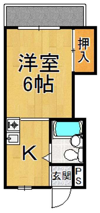 ヒルズ立花の間取り