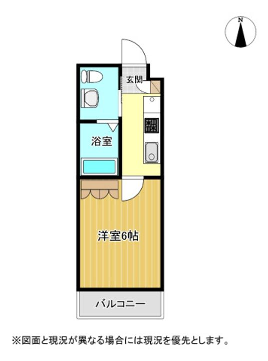 岡山県岡山市中区浜1(アパート)の賃貸物件の間取り