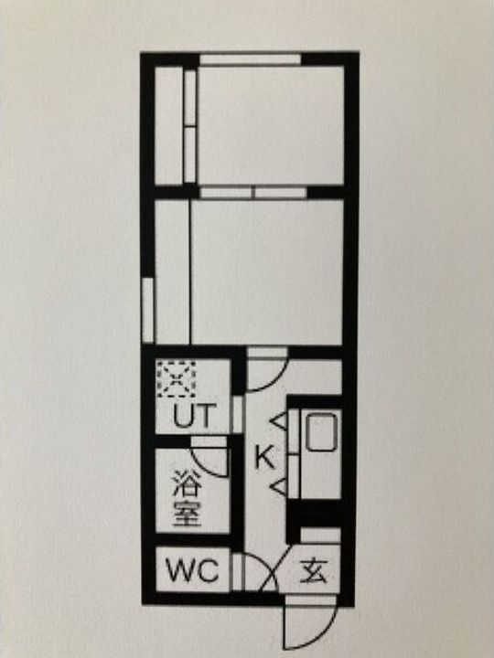 北海道札幌市東区北二十条東1(マンション)の賃貸物件の間取り