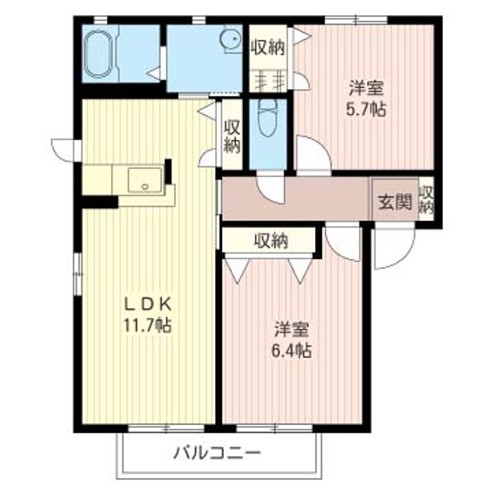 リバーパークの間取り