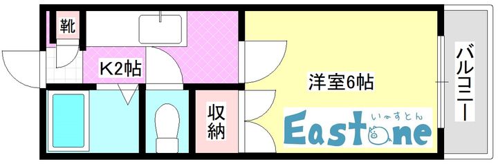 ジャスティス鴨池の間取り