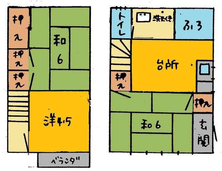 栃木県足利市南大町(一戸建)の賃貸物件の間取り