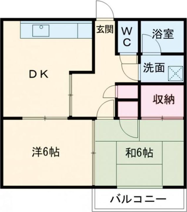 篠原マンションの間取り