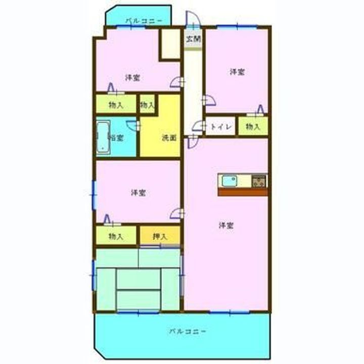 ライオンズマンション佐古六番町の間取り
