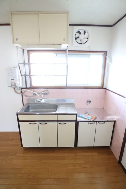 岡山県倉敷市川入(アパート)の賃貸物件のキッチン