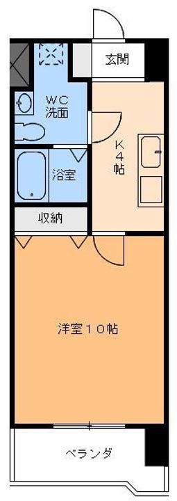 カサグランデリバーサイドIIの間取り