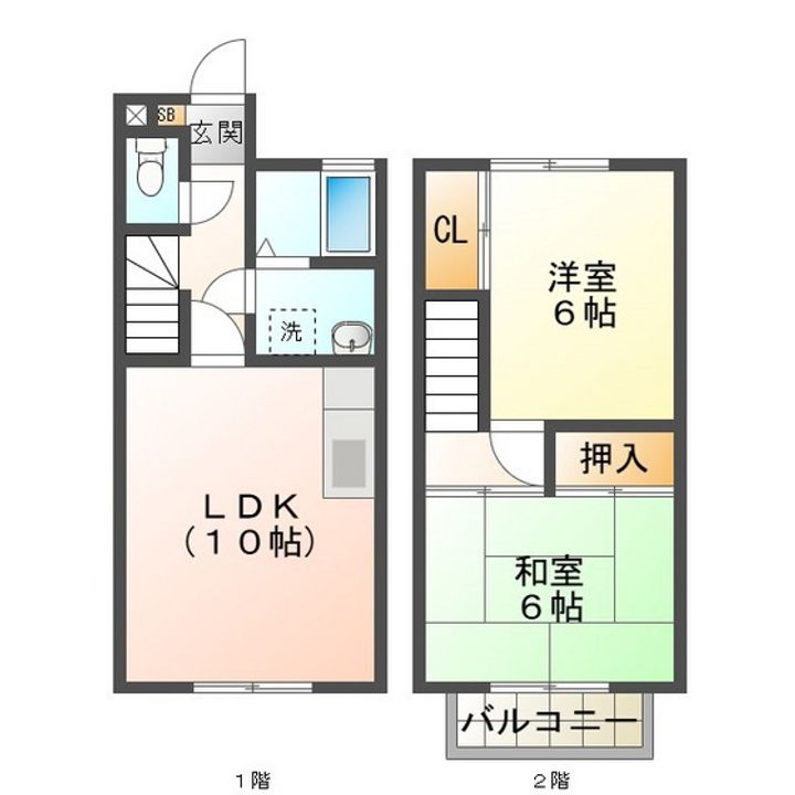 三重県津市新町2(一戸建)の賃貸物件の間取り