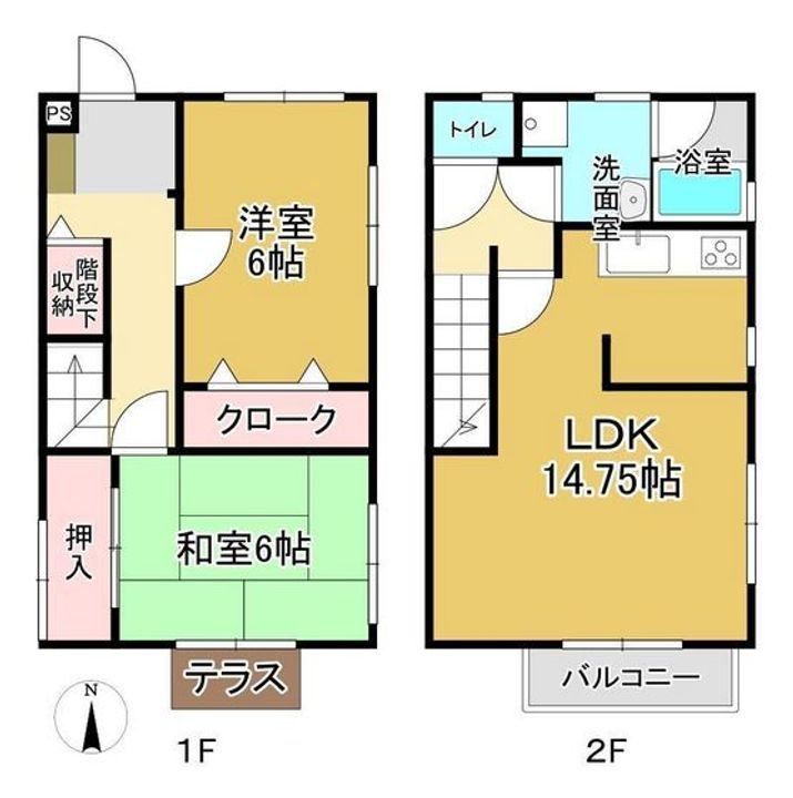 ラヴィアンローズの間取り