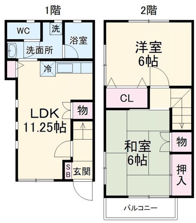 シャトレーアキIIの間取り