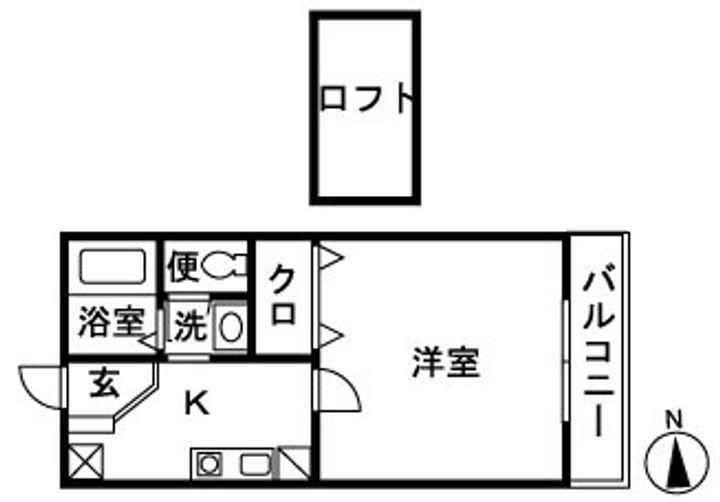 神奈川県厚木市戸室1(アパート)の賃貸物件の間取り
