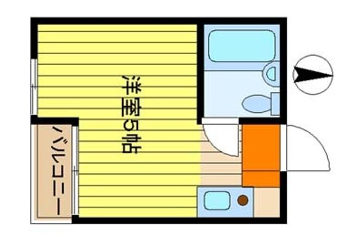 ブルーメアライ61の間取り