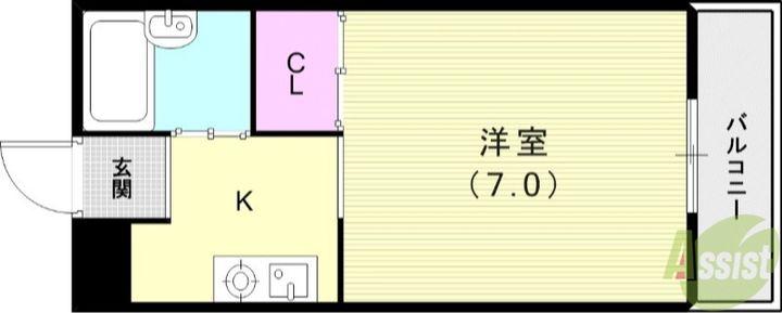 南町壱番館の間取り