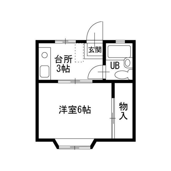 神奈川県藤沢市藤沢(アパート)の賃貸物件の間取り