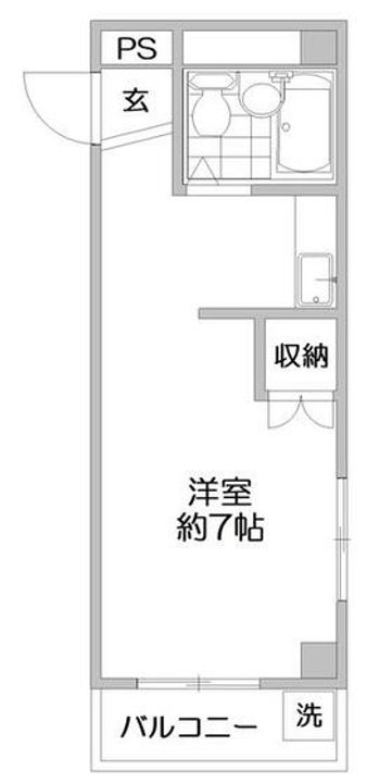 アルカディア西塚の間取り