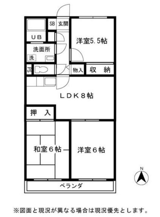 アルシオン西水元の間取り