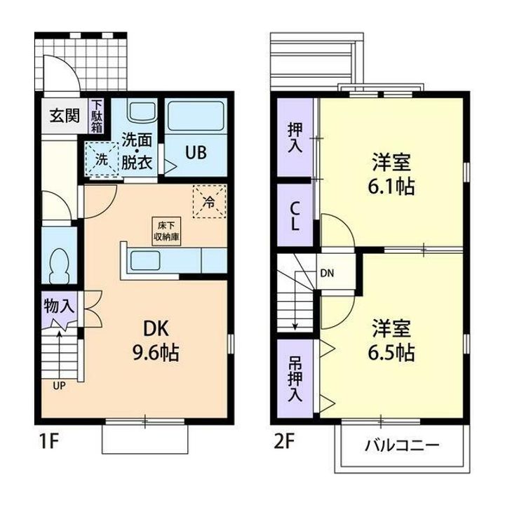 アンフィニジャン A棟の間取り