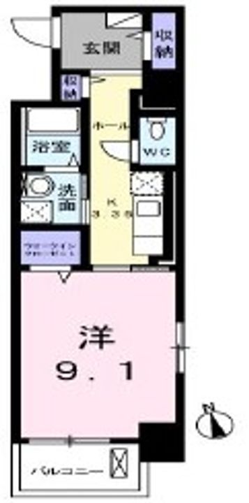 ジュネス トラントの間取り