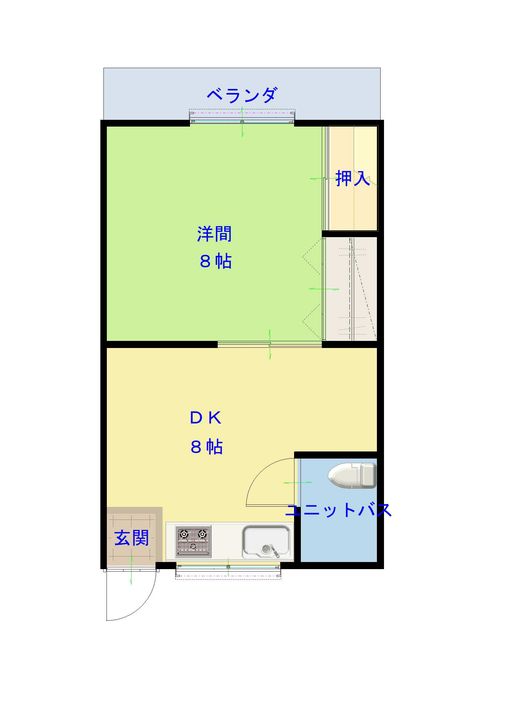 和田アパートの間取り