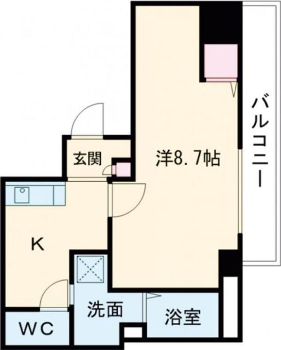 大阪府堺市堺区神明町西1(マンション)の賃貸物件の間取り