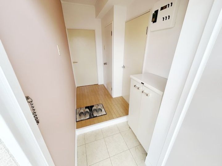 高木コーポの玄関