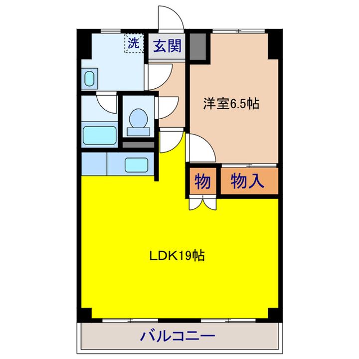 高木コーポの間取り