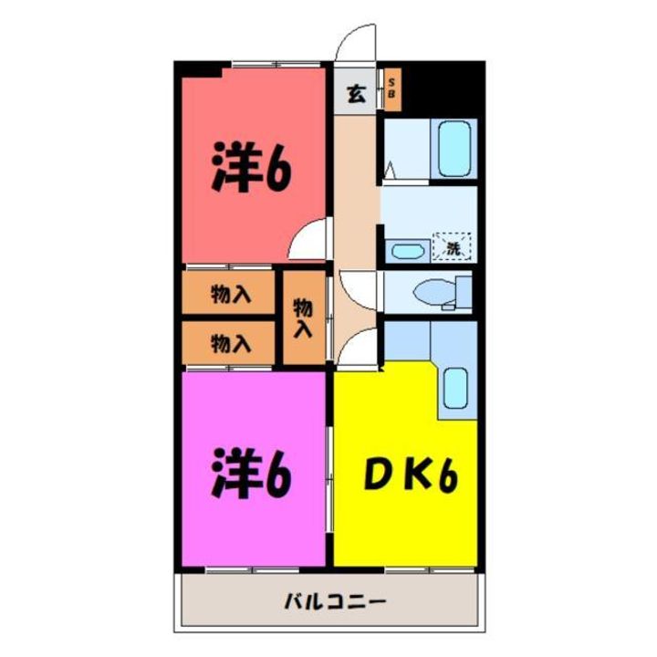 ラフェスタ太田の間取り