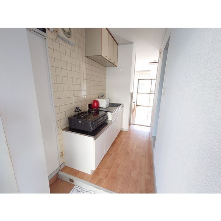 山城コーポの玄関