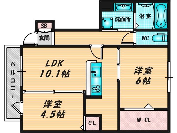 メゾンド・和の間取り