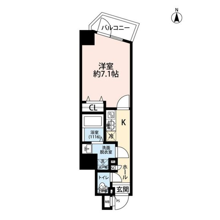 東京都足立区西新井5(マンション)の賃貸物件の間取り