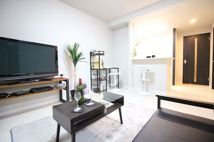 サンシャインタワー三萩野の居間