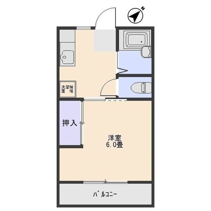 ハイツ吉川の間取り