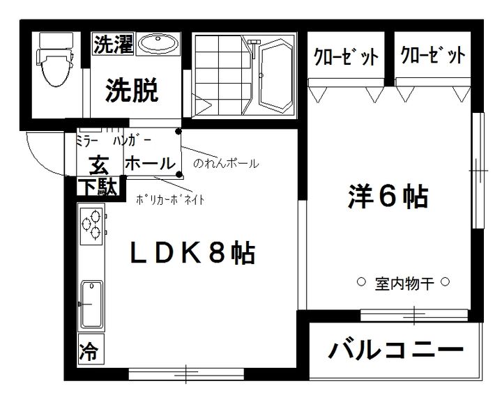 アメニックス瑞江の間取り