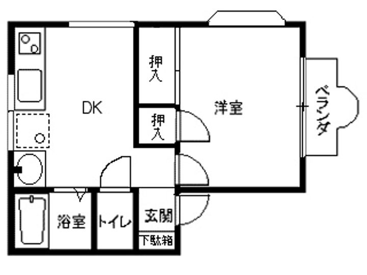 パークセゾンA棟の間取り