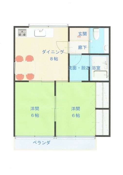 ハーモニーパレスの間取り