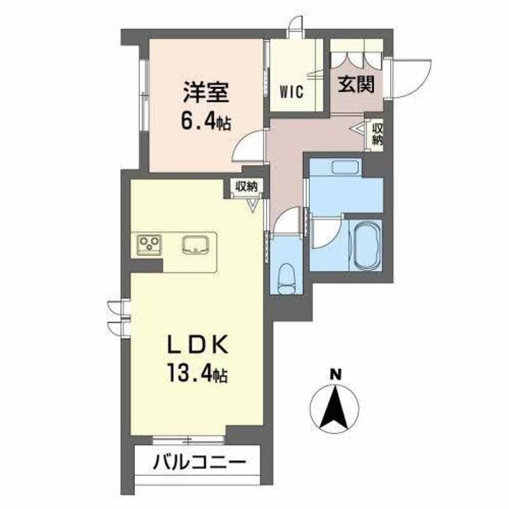 シャーメゾン開智の間取り