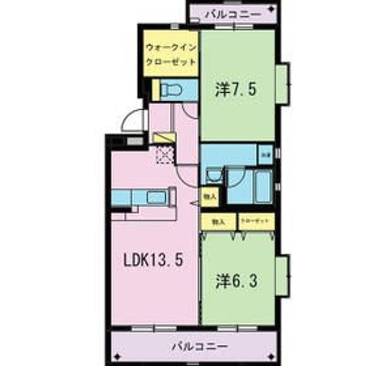 ベルジュの間取り