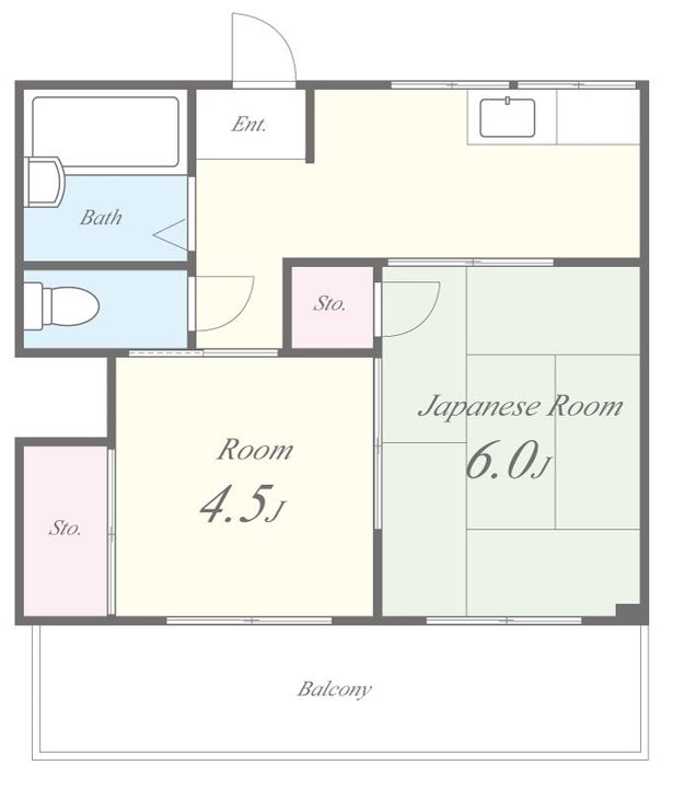 クローバーハイツの間取り