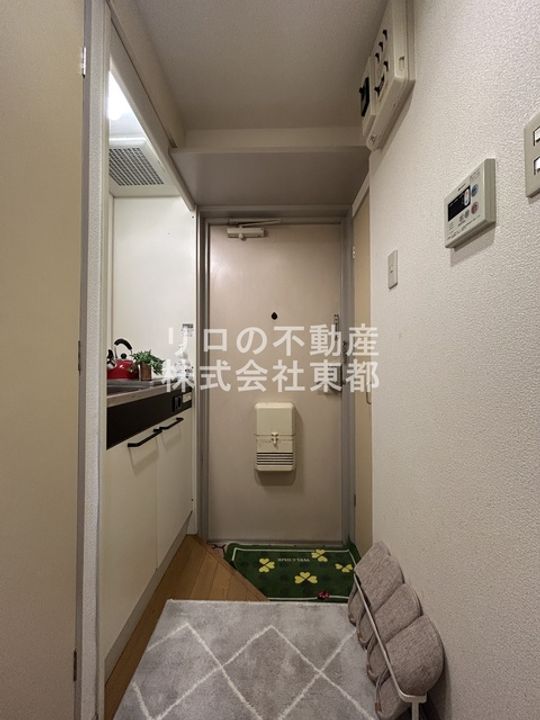 パンテール中野島の玄関