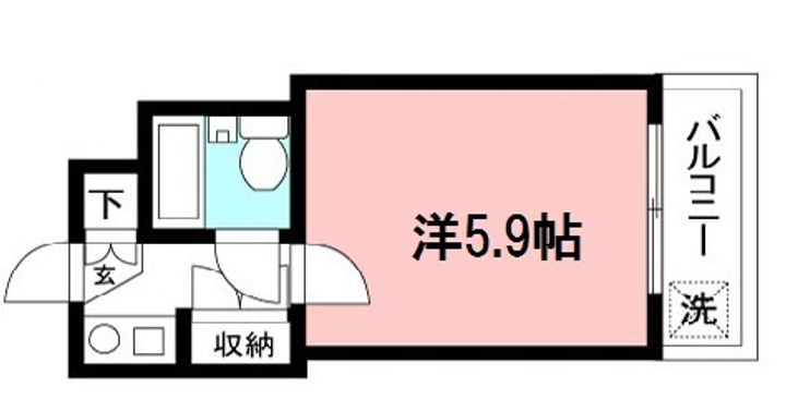 パンテール中野島の間取り