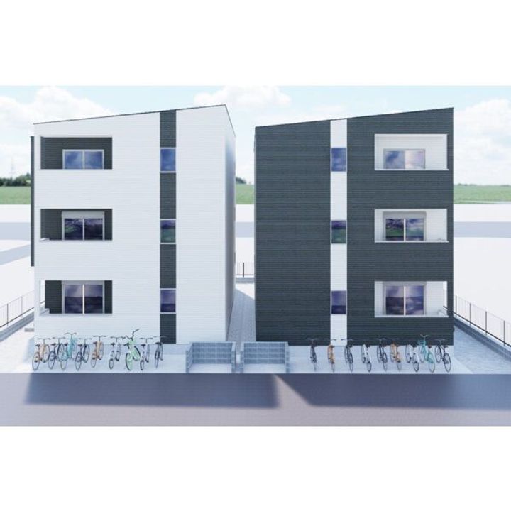 ザカラー東本町B棟の外観