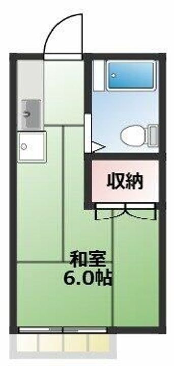 東京都目黒区下目黒4(アパート)の賃貸物件の間取り