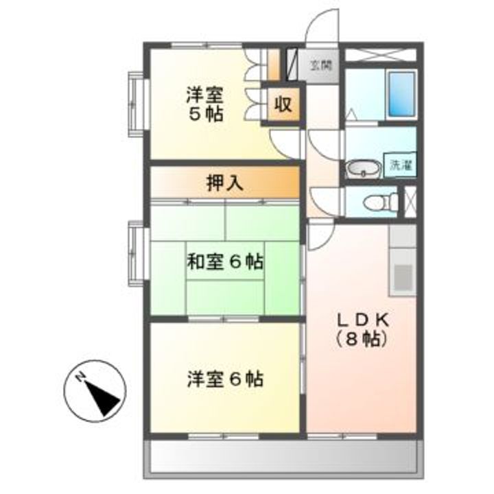 コンフォート悠とぴあの間取り