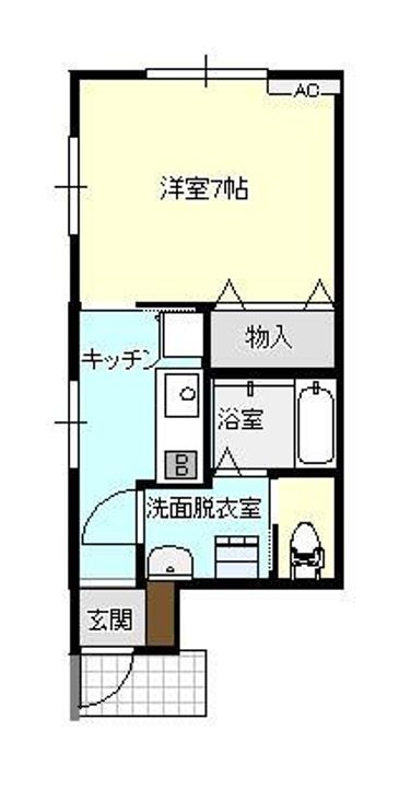 アバンティ京田の間取り